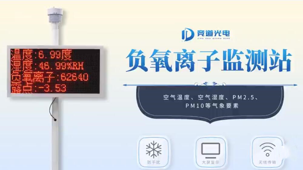 負(fù)氧離子監(jiān)測系統(tǒng)介紹